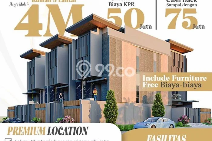 Ready to Use! Luxury House LT 120m2 Desain Modern di AP Pettarani Ready to Use! Luxury House LT 120m2 Desain Modern di AP Pettarani