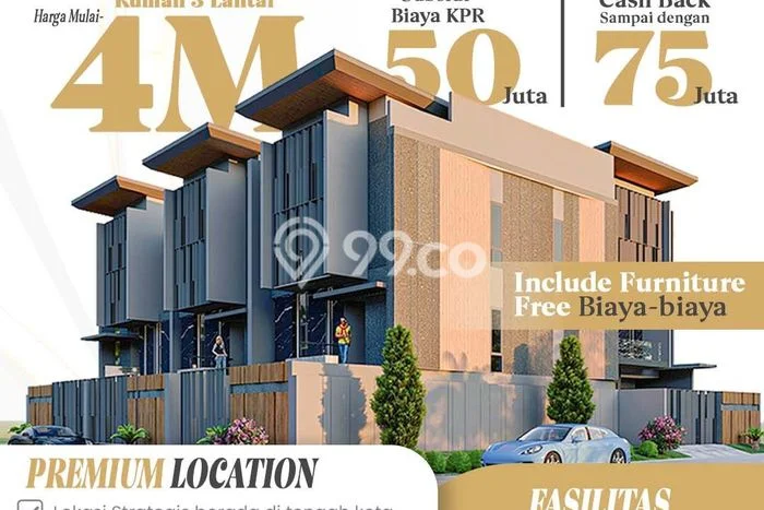 Ready to Use! Luxury House LT 120m2 Desain Modern di AP Pettarani Ready to Use! Luxury House LT 120m2 Desain Modern di AP Pettarani