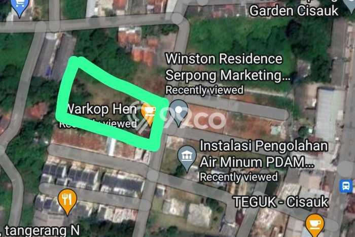 Tanah Dijual Lokasi BSD, Tangerang Selatan Luas 5000m2 Legalitas Aman Tanah Dijual Lokasi BSD, Tangerang Selatan Luas 5000m2 Legalitas Aman
