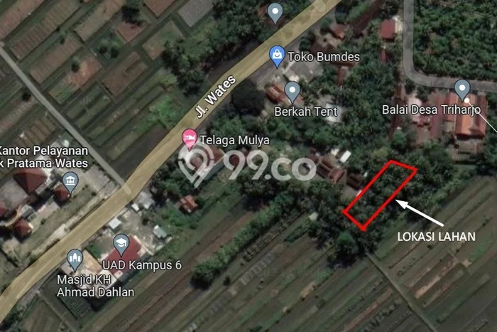 Untuk Dijual Tanah di Wates Kulon Progo Luas 1368m2 SHM Untuk Dijual Tanah di Wates Kulon Progo Luas 1368m2 SHM