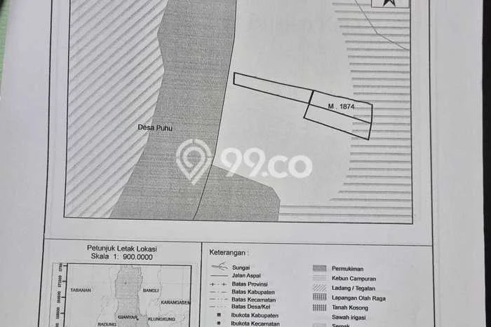 Tanah Dijual Lokasi Payangan, Gianyar dengan Luas Tanah 5185m2 dan Status SHM Tanah Dijual Lokasi Payangan, Gianyar dengan Luas Tanah 5185m2 dan Status SHM