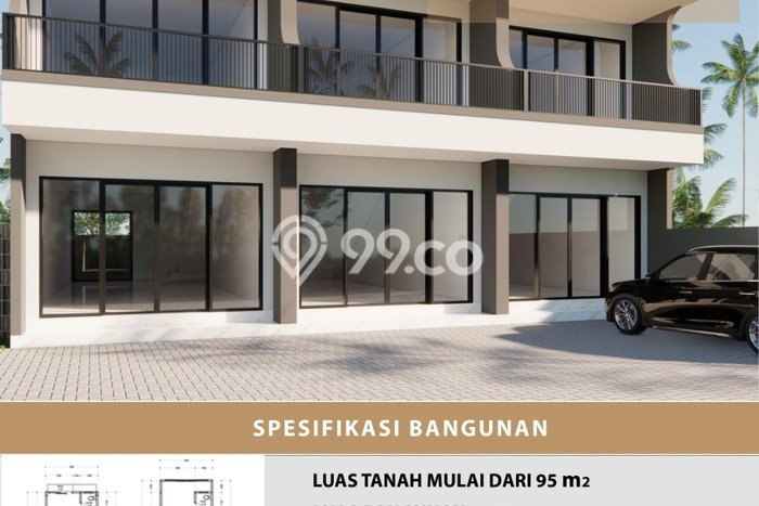 Unit Ruko Dijual di Tangerang Selatan LT 95m2 & LB 0m2 Unit Ruko Dijual di Tangerang Selatan LT 95m2 & LB 0m2
