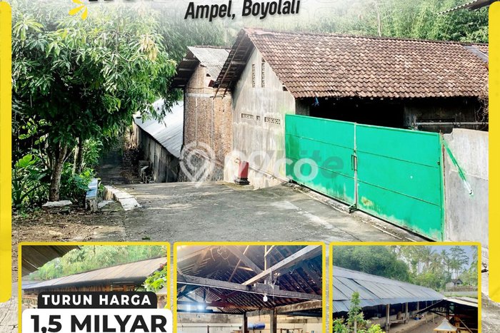 Komersial Bagus LT 1500m2 LB 1300m2 Dijual di Ampel Boyolali Komersial Bagus LT 1500m2 LB 1300m2 Dijual di Ampel Boyolali