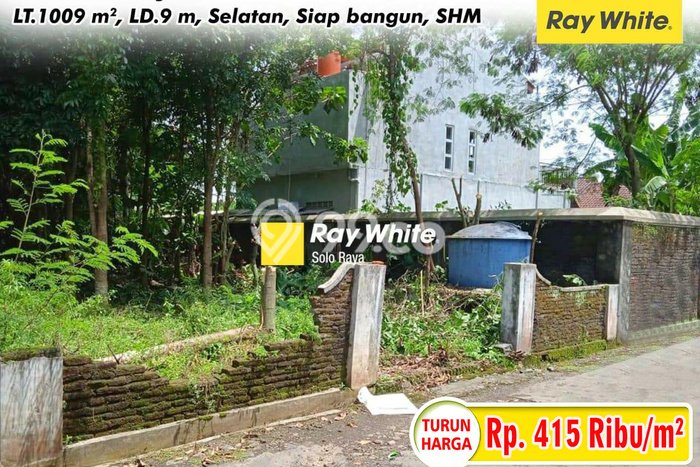Tanah Dijual Lokasi Polanharjo, Klaten dengan Luas Tanah 1009m2 dan Status SHM Tanah Dijual Lokasi Polanharjo, Klaten dengan Luas Tanah 1009m2 dan Status SHM
