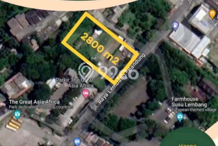 Untuk Dijual Tanah di Lembang Bandung Barat Luas 2800m2 SHM Untuk Dijual Tanah di Lembang Bandung Barat Luas 2800m2 SHM