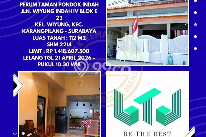 Dijual Rumah 3 Kamar Lokasi Strategis Nyaman dan Strategis di Wiyung Dijual Rumah 3 Kamar Lokasi Strategis Nyaman dan Strategis di Wiyung
