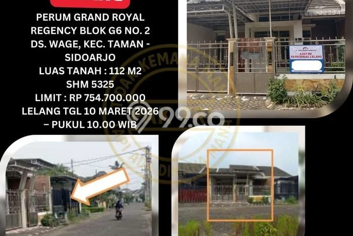 Rumah Strategis Modern Lb 70m2 di Taman, Sidoarjo Rumah Strategis Modern Lb 70m2 di Taman, Sidoarjo