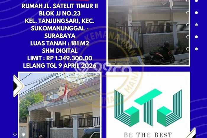 Hunian Nyaman Asri 3 KT Siap Huni di Sukomanunggal Surabaya Hunian Nyaman Asri 3 KT Siap Huni di Sukomanunggal Surabaya
