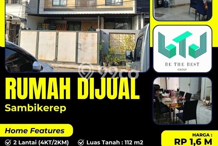 Dijual Cepat Rumah Bagus Siap Huni LB 200m2 di Sambikerep, Surabaya Dijual Cepat Rumah Bagus Siap Huni LB 200m2 di Sambikerep, Surabaya
