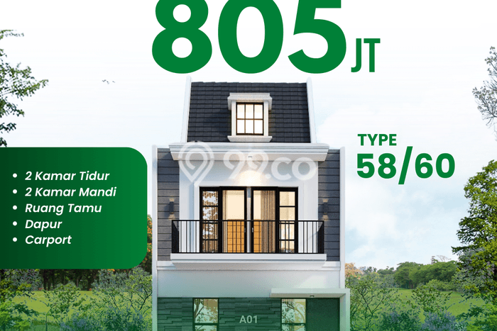 Rumah Nyaman area Dago, Bandung, LT 58m2m² LB 60m2m² Rumah Nyaman area Dago, Bandung, LT 58m2m² LB 60m2m²