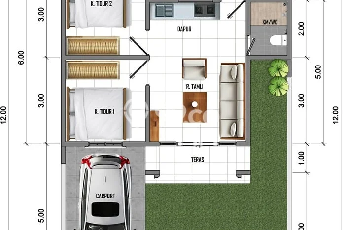 Rumah Minimalis Terbaik Dijual Area Sleman LT 88m2 Rumah Minimalis Terbaik Dijual Area Sleman LT 88m2