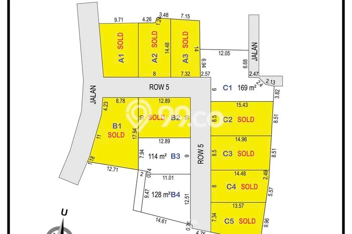 Untuk Dijual Tanah di Kulon Progo, Luas 114m2 - Untuk Dijual Tanah di Kulon Progo, Luas 114m2 -