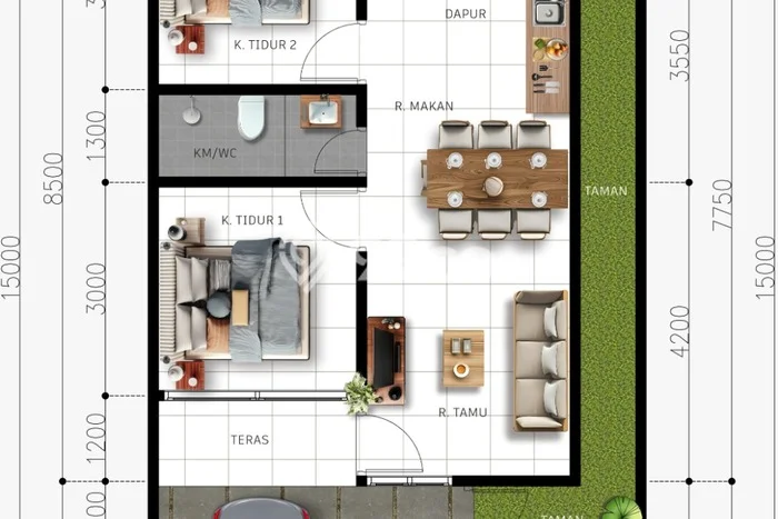 Rumah Modern LB/LT 50m2/127m2 Siap Huni Area Kulonprogo, Kulon Progo Rumah Modern LB/LT 50m2/127m2 Siap Huni Area Kulonprogo, Kulon Progo
