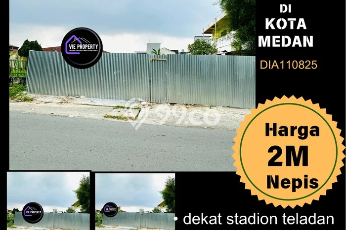Kavling Tanah di Medan Kota Dijual Luas 531m2 Legalitas SHM Kavling Tanah di Medan Kota Dijual Luas 531m2 Legalitas SHM