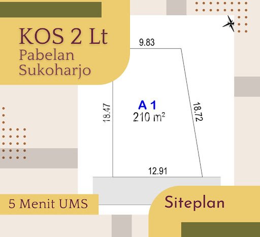 Kost Dijual di Kartasura Spesifikasi 16 KT & 16 KM Kost Dijual di Kartasura Spesifikasi 16 KT & 16 KM