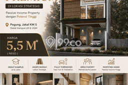 Aset Investasi! Kost Dijual di Depok, Sleman, 20 KT, 20 KM, Luas 421m2 Aset Investasi! Kost Dijual di Depok, Sleman, 20 KT, 20 KM, Luas 421m2