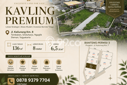 Kavling Tanah untuk Dijual di Condong Catur, Sleman, Luas 136m2 Kavling Tanah untuk Dijual di Condong Catur, Sleman, Luas 136m2