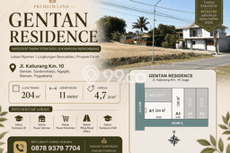 Untuk Dijual Tanah di Ngaglik Sleman Luas 204m2 SHM Untuk Dijual Tanah di Ngaglik Sleman Luas 204m2 SHM