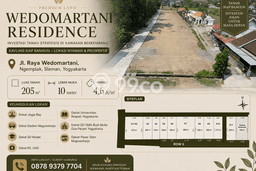Untuk Dijual Tanah 205m2 di Maguwoharjo, Yogyakarta Untuk Dijual Tanah 205m2 di Maguwoharjo, Yogyakarta