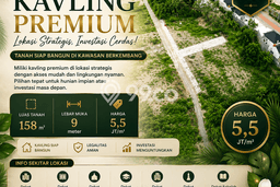 Tanah untuk Dijual Lokasi Mlati, Sleman Luas 158m2 SHM Tanah untuk Dijual Lokasi Mlati, Sleman Luas 158m2 SHM