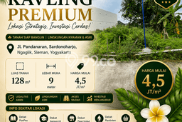 Lahan Dijual Lokasi Sleman, Sleman dengan Luas Tanah 128m2 dan Status SHM Lahan Dijual Lokasi Sleman, Sleman dengan Luas Tanah 128m2 dan Status SHM