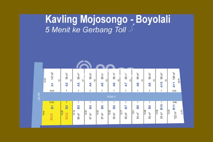 HARGA TERBAIK! Tanah Kawasan Colomadu, Luas 98m², Akses Mudah, Area Berkembang HARGA TERBAIK! Tanah Kawasan Colomadu, Luas 98m², Akses Mudah, Area Berkembang