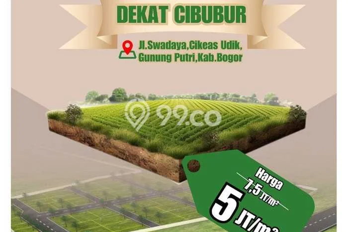 Dijual Tanah Kawasan Bisnis Kawasan Cikeas, Luas 60m², Prospek Bagus Dijual Tanah Kawasan Bisnis Kawasan Cikeas, Luas 60m², Prospek Bagus