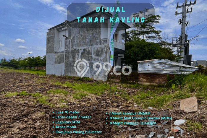 Tanah Dijual di Malang Seluas 76m2 Strategis Tanah Dijual di Malang Seluas 76m2 Strategis