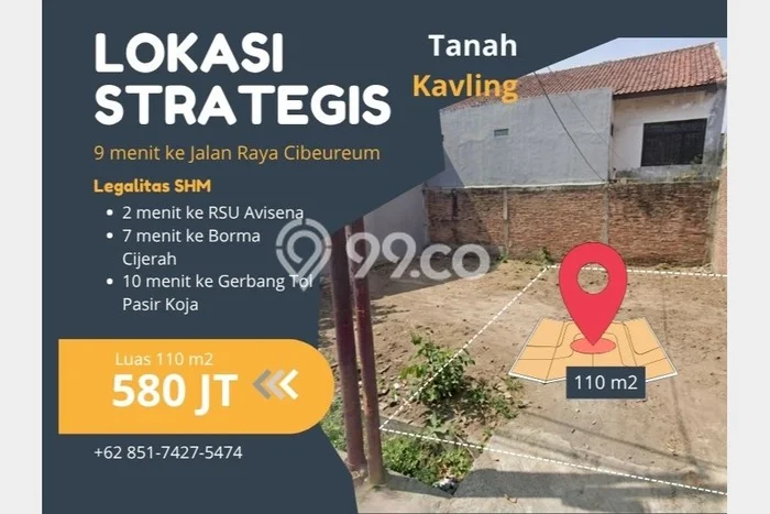 Tanah Strategis Dijual di Cimahi Selatan Cimahi 110m2 Tanah Strategis Dijual di Cimahi Selatan Cimahi 110m2