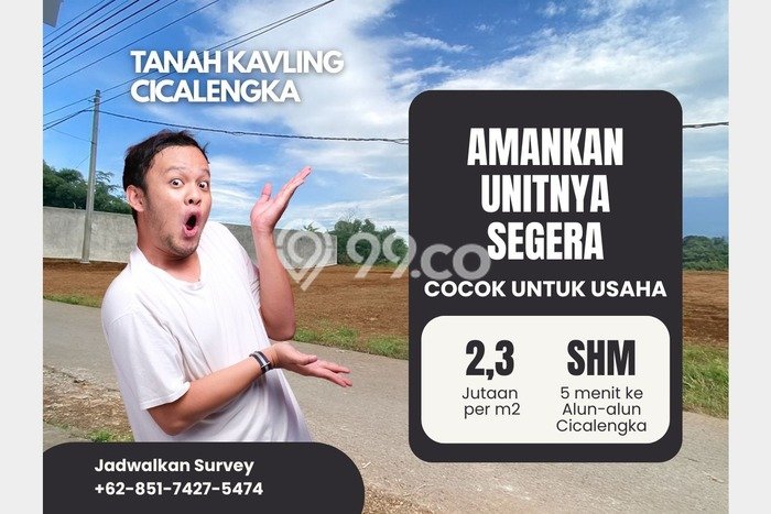 Tanah Dijual Lokasi Cicalengka, Bandung dengan Luas Tanah 115m2 dan Status SHM Tanah Dijual Lokasi Cicalengka, Bandung dengan Luas Tanah 115m2 dan Status SHM