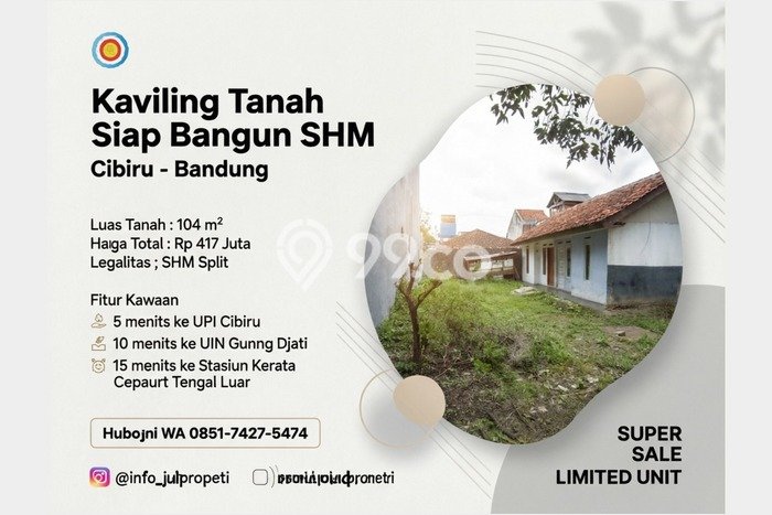 Tanah Dijual Lokasi Cibiru Bandung SHM Tanah Dijual Lokasi Cibiru Bandung SHM