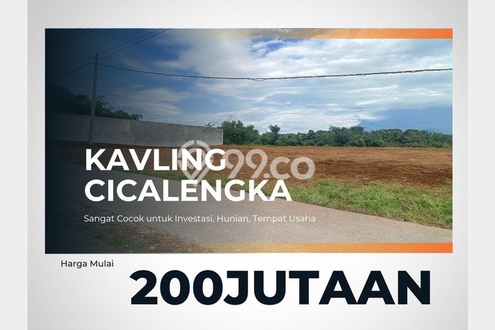 Lahan untuk Dijual Lokasi Cicalengka, Bandung Luas 115m2 SHM Lahan untuk Dijual Lokasi Cicalengka, Bandung Luas 115m2 SHM