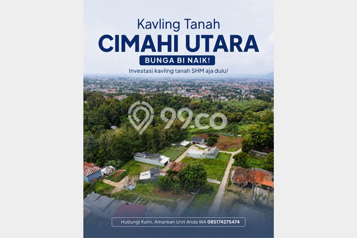 Jarang Ada! Tanah di Cimahi Tengah Punya Luas 124m2 SHM Jarang Ada! Tanah di Cimahi Tengah Punya Luas 124m2 SHM