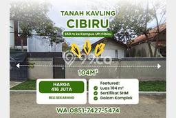 Tanah Dijual Lokasi Cibiru, Bandung Luas 104m2 Legalitas Aman Tanah Dijual Lokasi Cibiru, Bandung Luas 104m2 Legalitas Aman