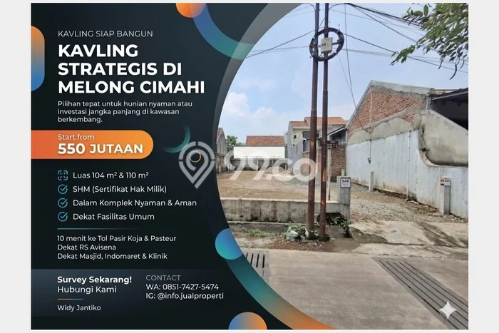 Lahan untuk Dijual Lokasi Cimahi Selatan, Cimahi Luas 104m2 SHM Lahan untuk Dijual Lokasi Cimahi Selatan, Cimahi Luas 104m2 SHM