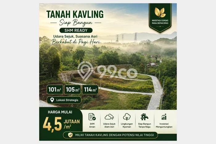 Kavling Tanah di Jatinangor Dijual Luas 101m2 Legalitas SHM Kavling Tanah di Jatinangor Dijual Luas 101m2 Legalitas SHM