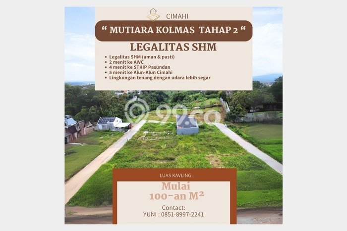 LOKASI PREMIUM! Tanah Kawasan Cimahi Selatan, Luas 84m2m², Ideal untuk Investasi LOKASI PREMIUM! Tanah Kawasan Cimahi Selatan, Luas 84m2m², Ideal untuk Investasi