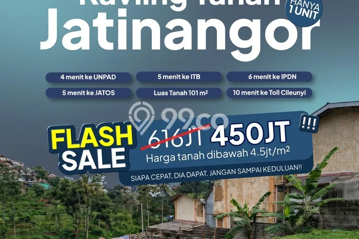Kavling Tanah di Jatinangor Dijual Luas 101m2 Legalitas SHM Kavling Tanah di Jatinangor Dijual Luas 101m2 Legalitas SHM