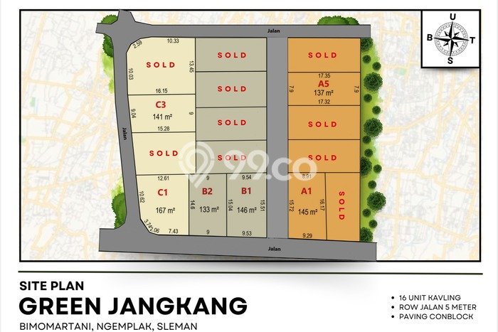 Jarang Ada! Tanah di Ngemplak Punya Luas 133m2 SHM Jarang Ada! Tanah di Ngemplak Punya Luas 133m2 SHM