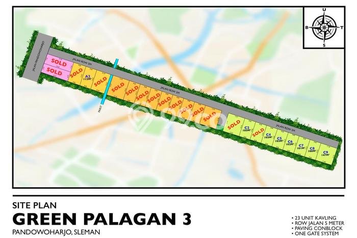 Tanah untuk Dijual Lokasi Mlati, Sleman Luas 103m2 SHM Tanah untuk Dijual Lokasi Mlati, Sleman Luas 103m2 SHM