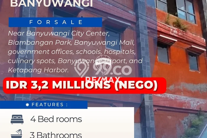 Unit Kantor Dijual di Banyuwangi Banyuwangi 240m2 Unit Kantor Dijual di Banyuwangi Banyuwangi 240m2