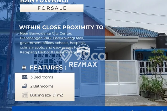 Jual Rumah Siap Huni di Banyuwangi Banyuwangi Harga Rp 475 Juta LT 91m2 Jual Rumah Siap Huni di Banyuwangi Banyuwangi Harga Rp 475 Juta LT 91m2