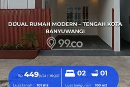 Rumah Minimalis Dijual di Banyuwangi 2 Kamar dengan LT 101m2 Rumah Minimalis Dijual di Banyuwangi 2 Kamar dengan LT 101m2