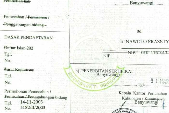 Tanah Kosong Dijual di Banyuwangi dengan Area 274m2 Tanah Kosong Dijual di Banyuwangi dengan Area 274m2