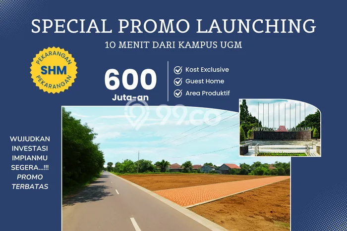Tanah Strategis Dijual di Ngaglik Sleman 110m2 Tanah Strategis Dijual di Ngaglik Sleman 110m2
