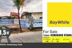 Tanah Dijual Lokasi Semarang Utara, Semarang Luas 275m2 Legalitas Aman Tanah Dijual Lokasi Semarang Utara, Semarang Luas 275m2 Legalitas Aman