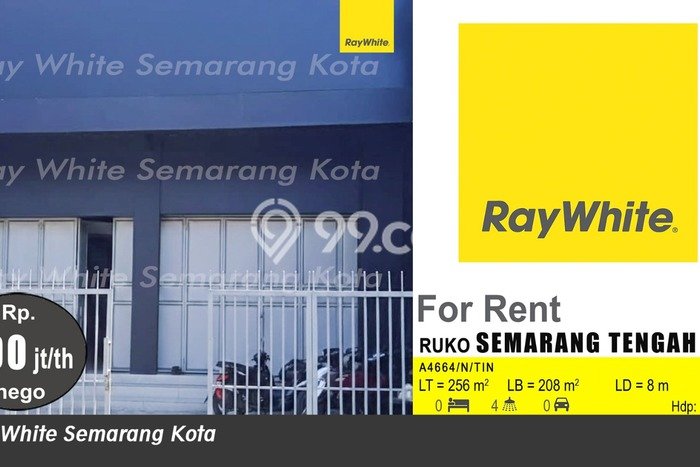 Disewakan Ruko di Semarang Tengah Semarang LT 256m2, LB 208m2 Disewakan Ruko di Semarang Tengah Semarang LT 256m2, LB 208m2