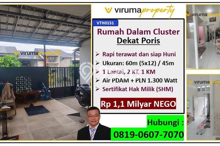 Rumah Modern 2 KT LT 60m2 di Poris Rumah Modern 2 KT LT 60m2 di Poris