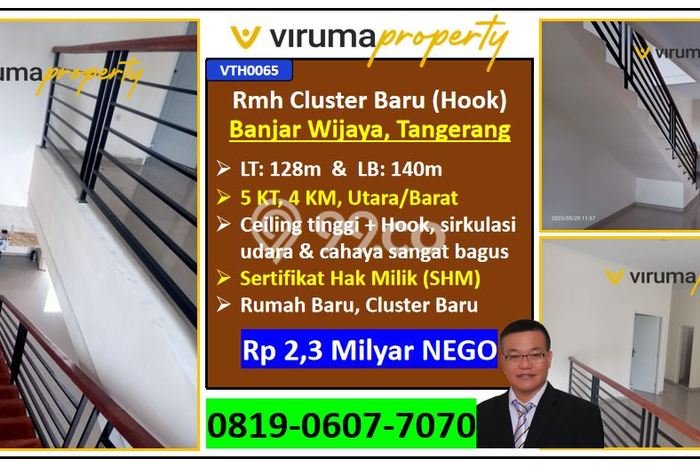 Rumah Strategis Minimalis Lb 140m2 di Cipondoh, Tangerang Rumah Strategis Minimalis Lb 140m2 di Cipondoh, Tangerang