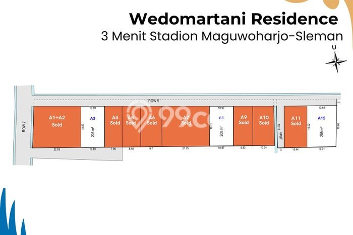 Dijual Tanah Lokasi Maguwoharjo, Yogyakarta Seluas 200m2 Dijual Tanah Lokasi Maguwoharjo, Yogyakarta Seluas 200m2